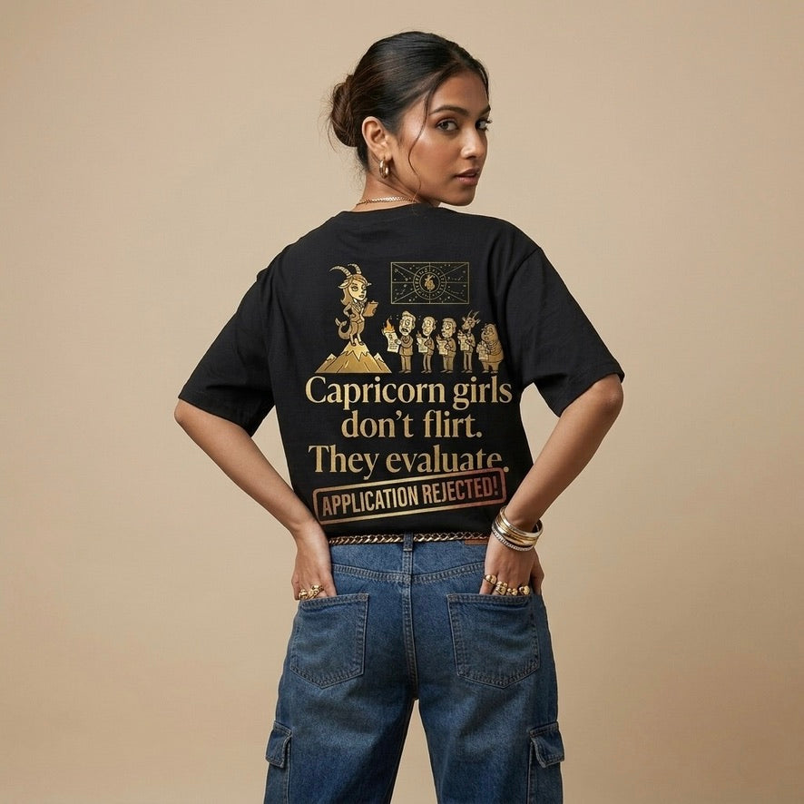 CAPRICORN GIRLS DON’T FLIRT TEE