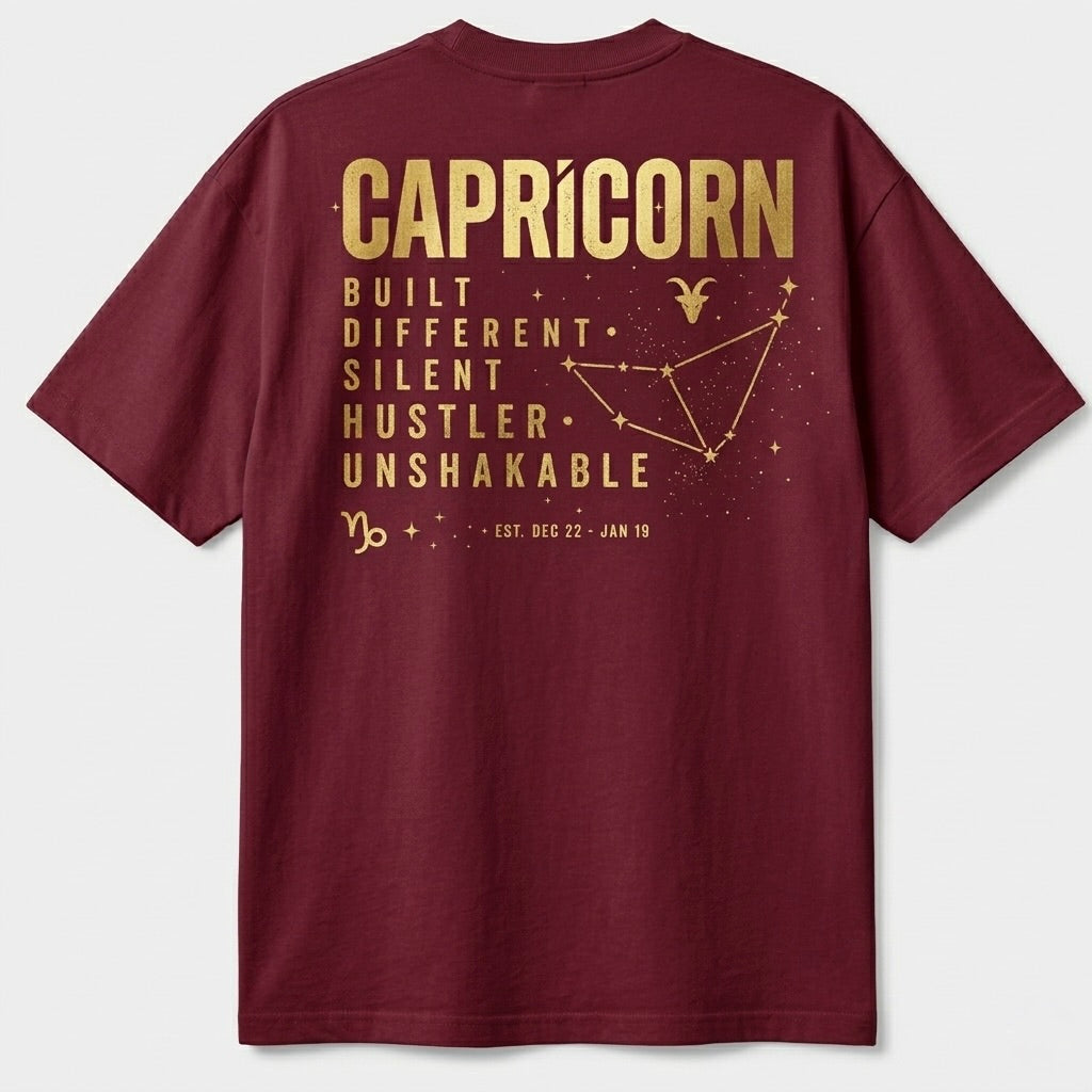 CAPRICORN – BUILT DIFFERENT TEE