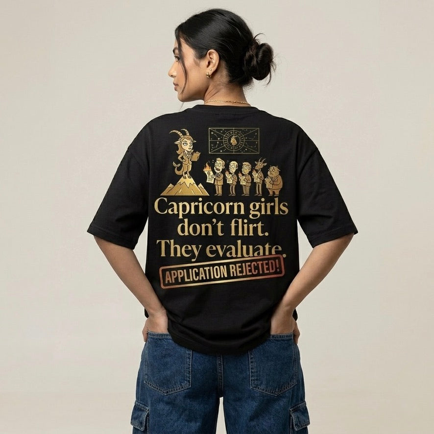 CAPRICORN GIRLS DON’T FLIRT TEE