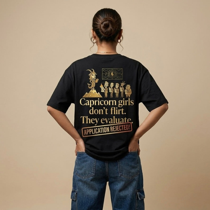 CAPRICORN GIRLS DON’T FLIRT TEE