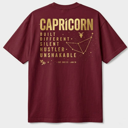 CAPRICORN – BUILT DIFFERENT TEE