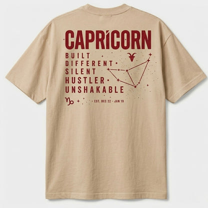 CAPRICORN – BUILT DIFFERENT TEE