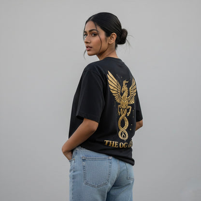The OG GOAT" Gold Capricorn Premium Tee