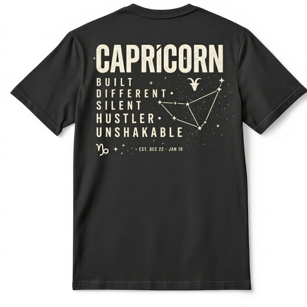 CAPRICORN – BUILT DIFFERENT TEE