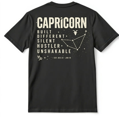 CAPRICORN – BUILT DIFFERENT TEE