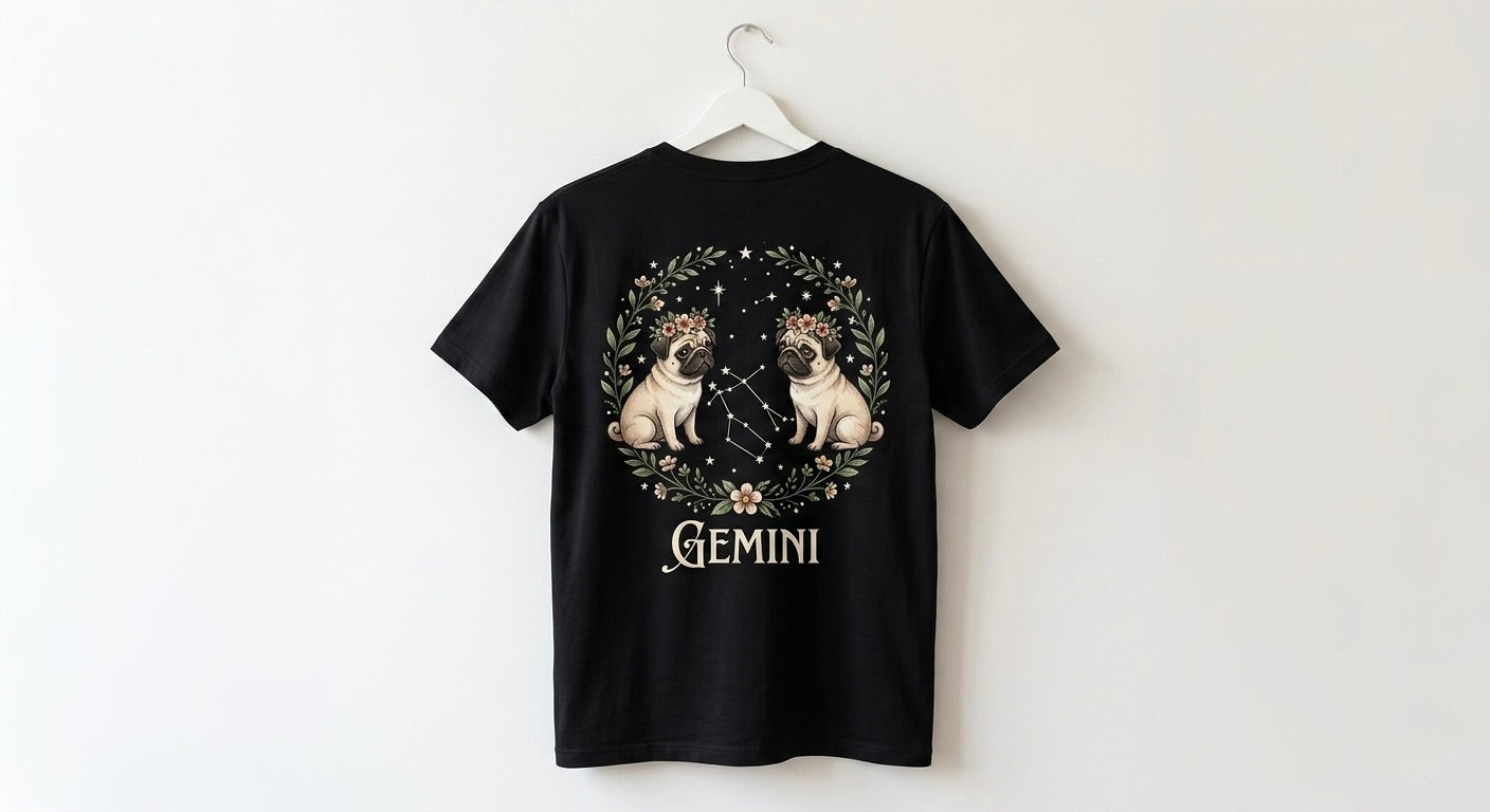 The Celestial Pug Oversized Tee