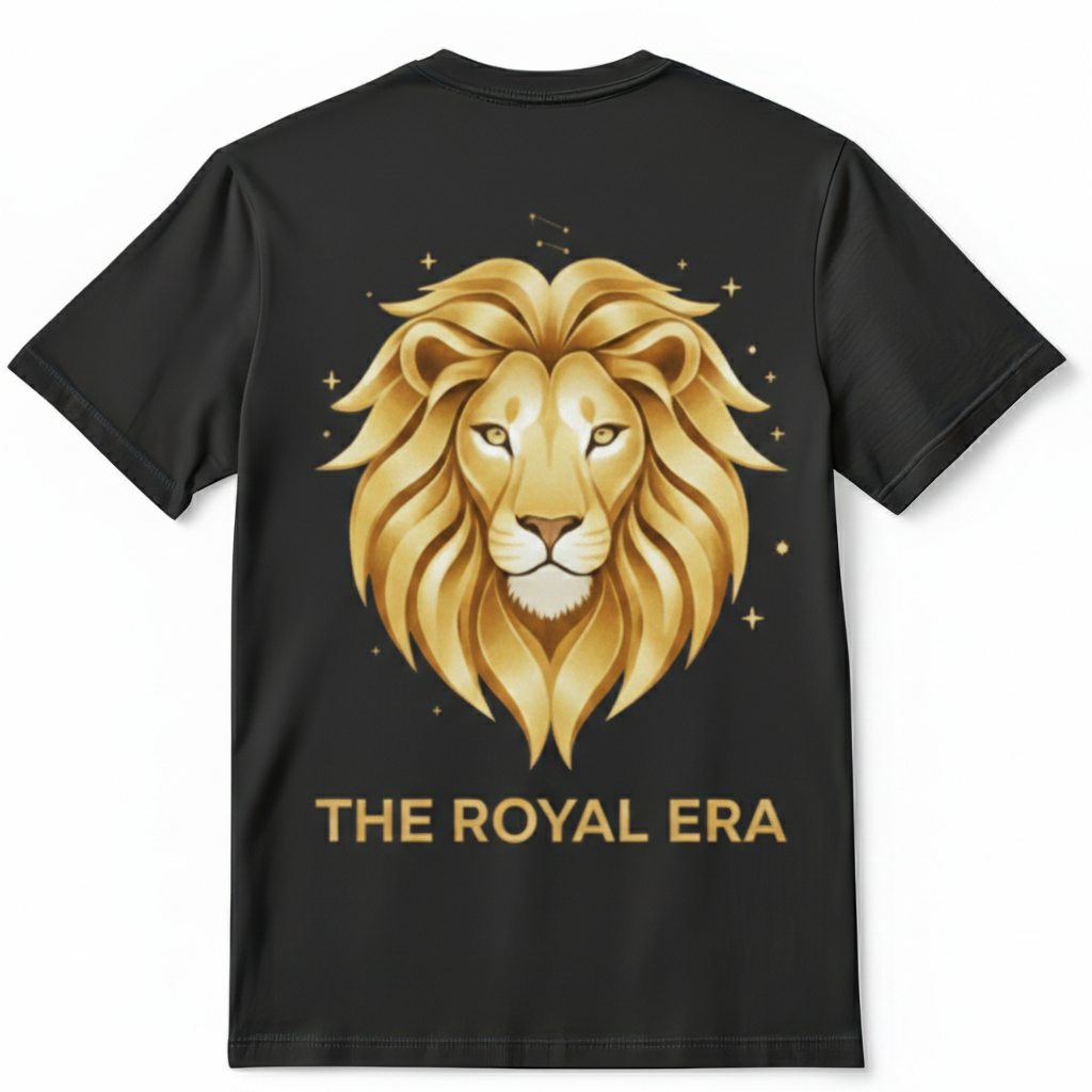 "The Royal Era" Gold Lion Premium Tee