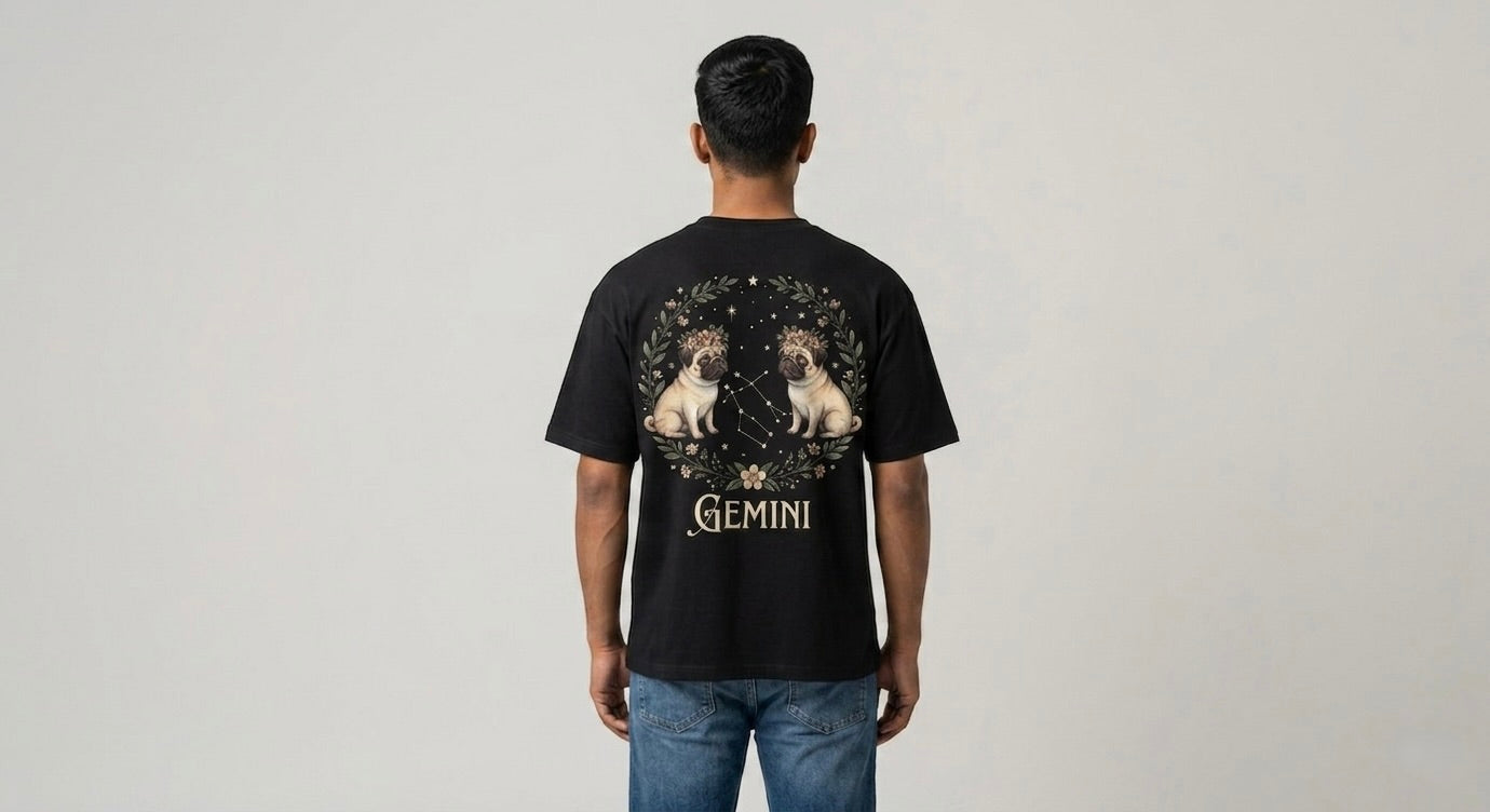 The Celestial Pug Oversized Tee